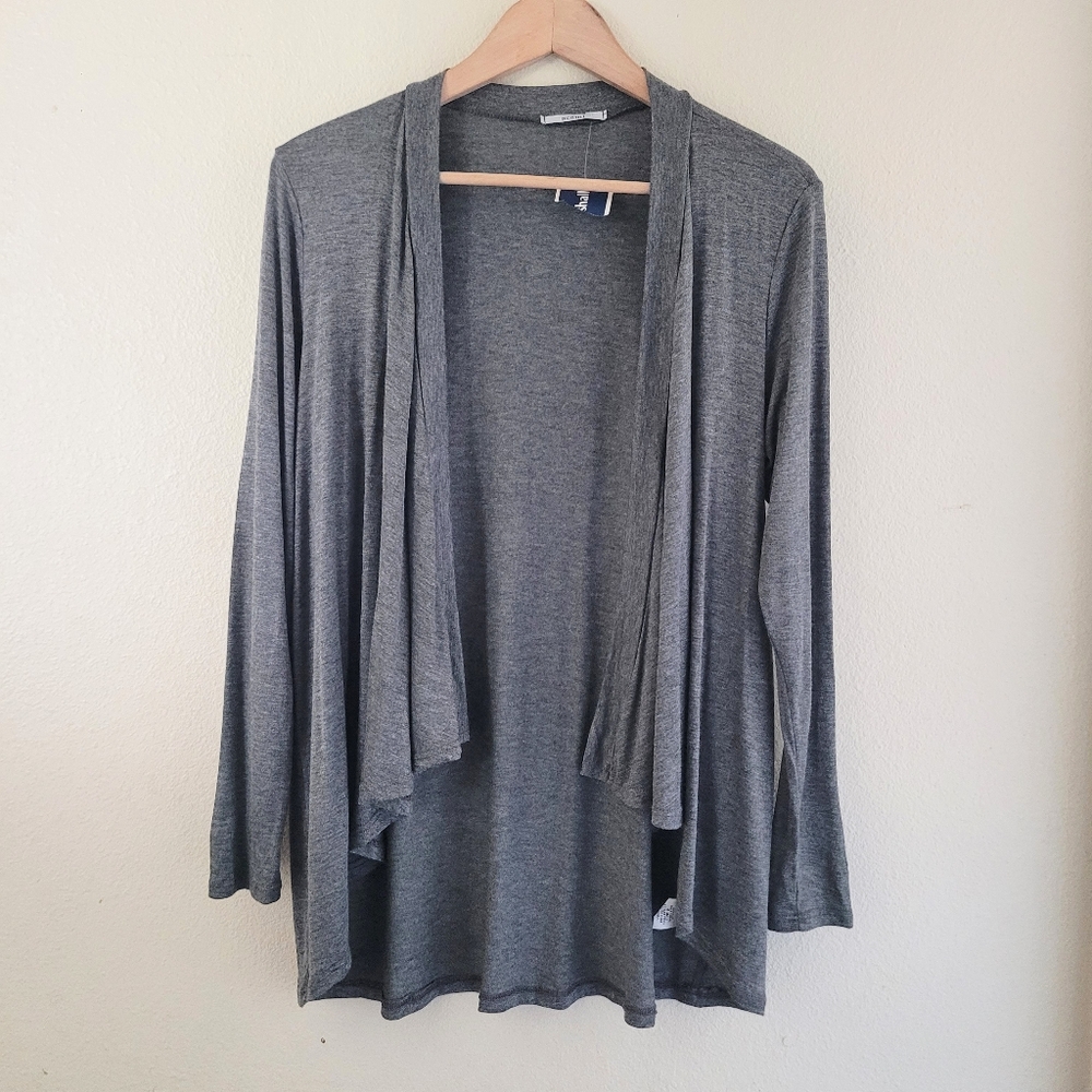 NWOT Acemi gray drapey cardigan S